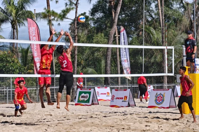 SUKMA 2026: Bola Tampar Pantai Saji Perebutan Dua Medal