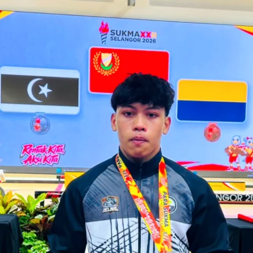 SUKMA 2026: 1KG Pisahkan Emas Wazif