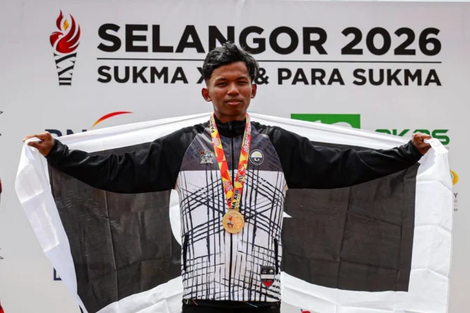SUKMA 2026: Akmal Danial Tambah Emas Kedua Compound