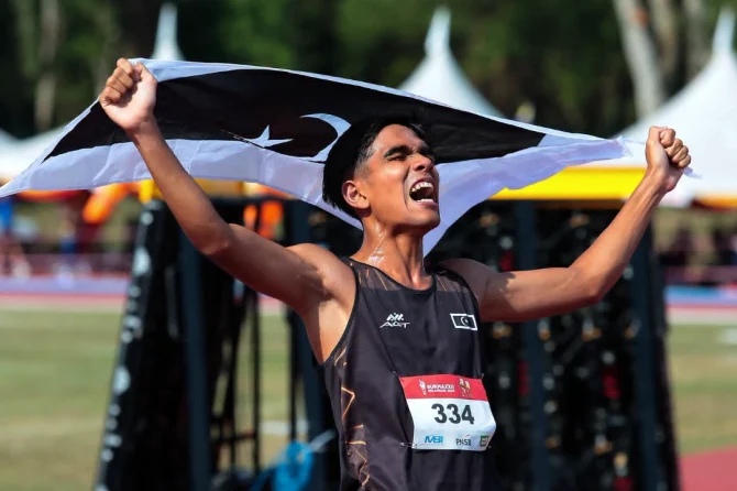 SUKMA 2026: Fahrin Bangkit Tebus Kekecewaan Dengan Emas 5000m