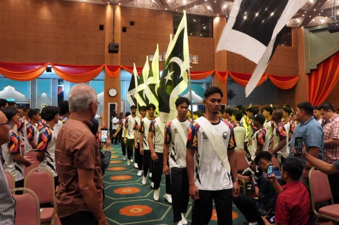 SUKMA 2026: Majlis Penyerahan Bendera Kontinjen SUKMA Terengganu 2026