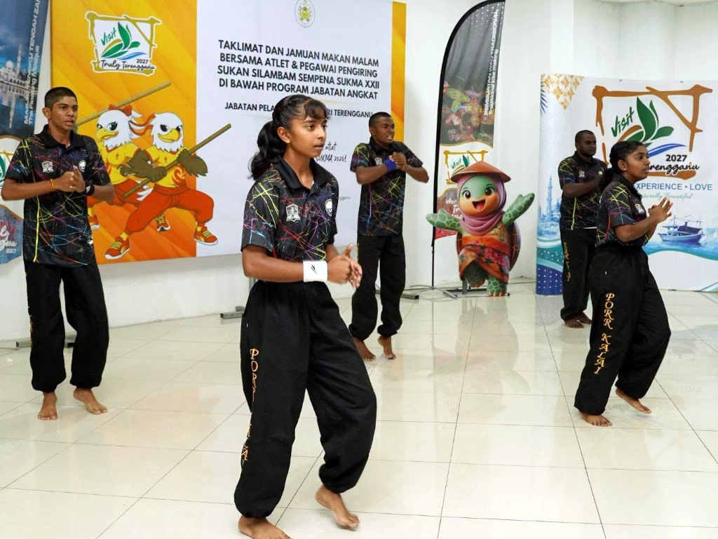 SUKMA 2026: Atlet Silambam Bersama Jabatan Pelancongan Negeri Terengganu 6 msnt sukma 2026 008 005