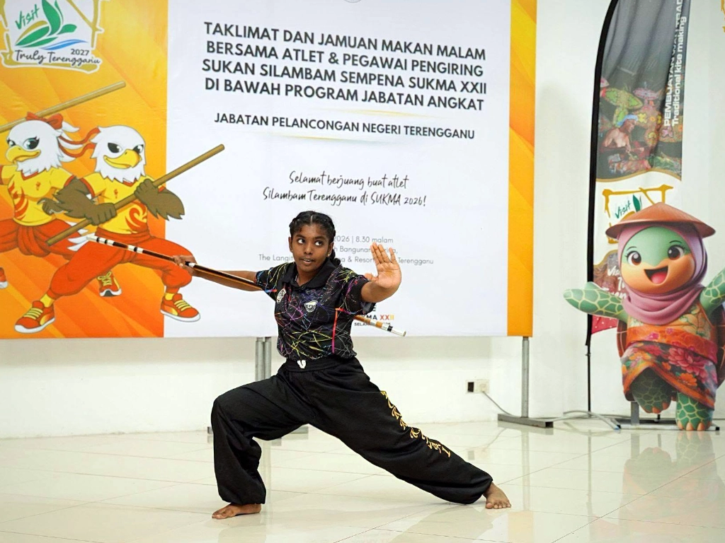 SUKMA 2026: Atlet Silambam Bersama Jabatan Pelancongan Negeri Terengganu 7 msnt sukma 2026 008 006