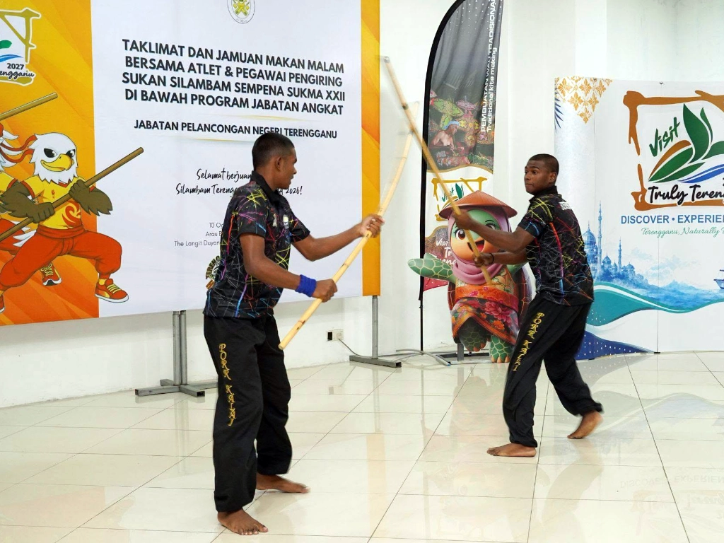 SUKMA 2026: Atlet Silambam Bersama Jabatan Pelancongan Negeri Terengganu 12 msnt sukma 2026 008 011