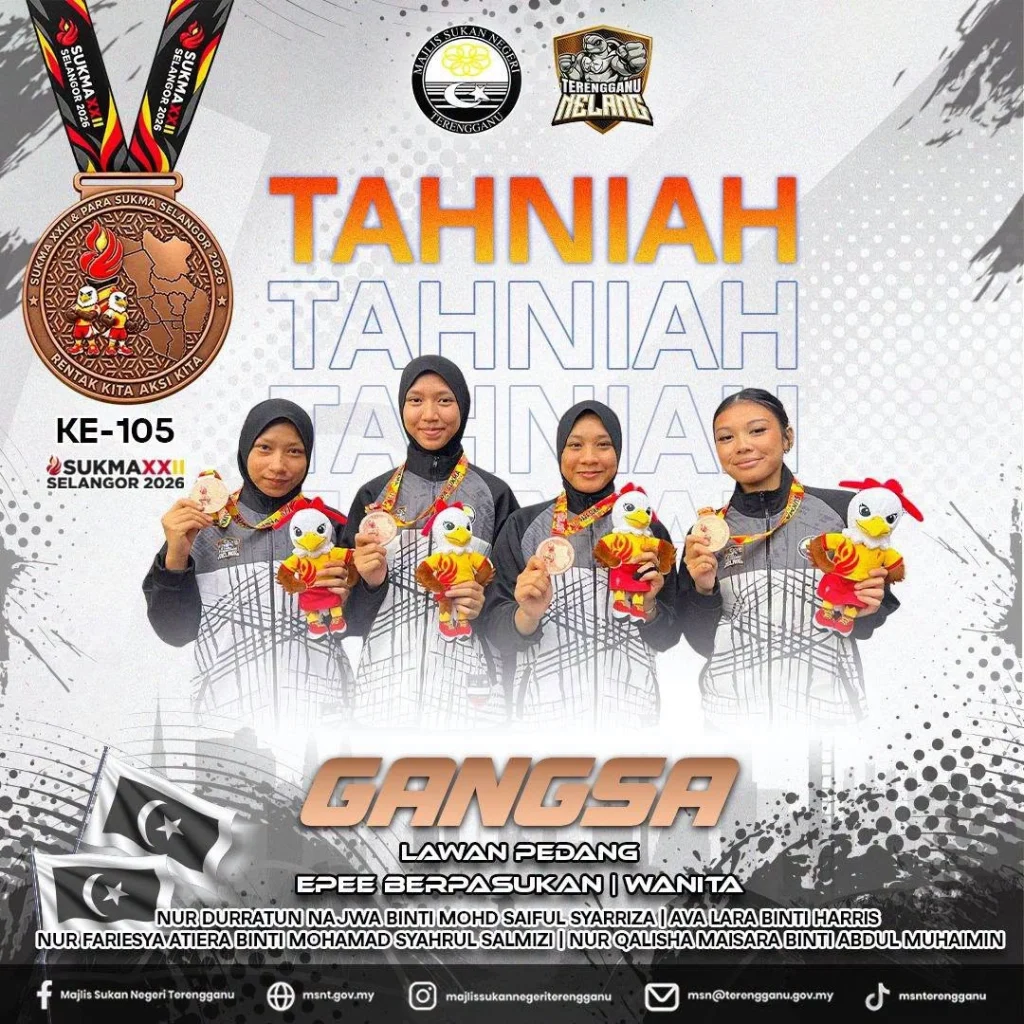 msnt sukma 2026 medal 105
