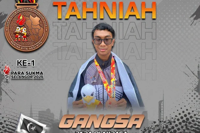 PARA SUKMA 2026: Nani Shahiera Sumbang Emas Pertama Terengganu